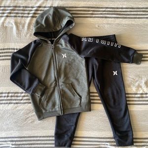 Hurley 2pc jogger set size 5T